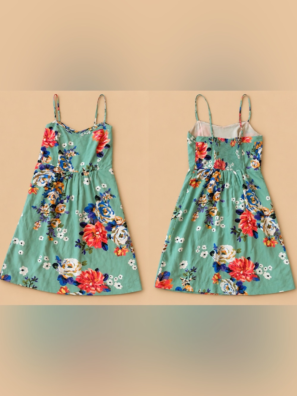 Anthropologie Moulinette Soeurs Verdant Silk Floral Dress Size 6